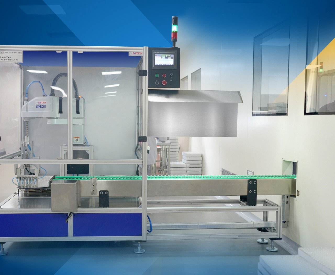 Robotic vial assembly line